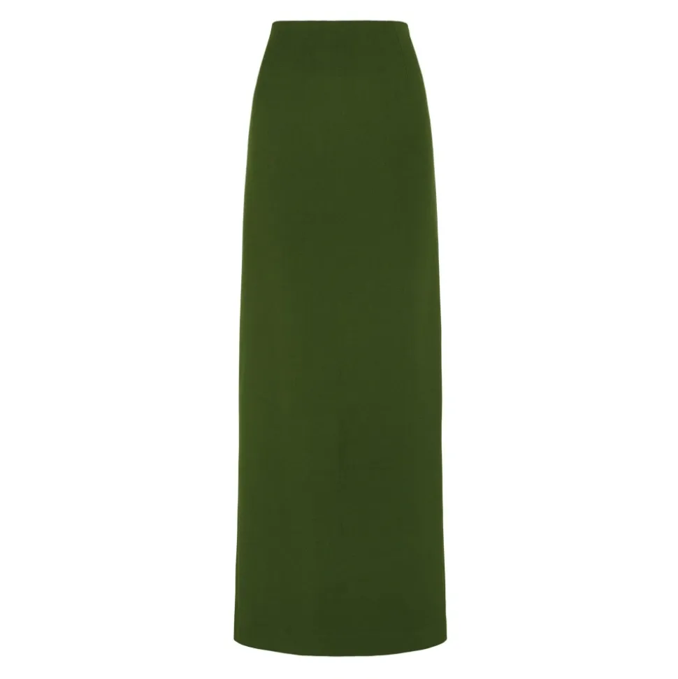 Sienna, falda larga verde
