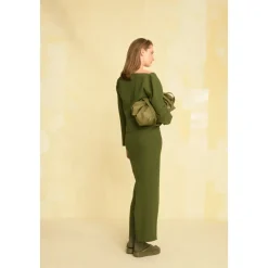 Sienna, falda larga verde