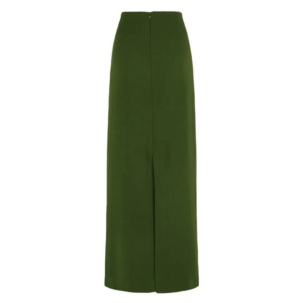 Sienna, falda larga verde