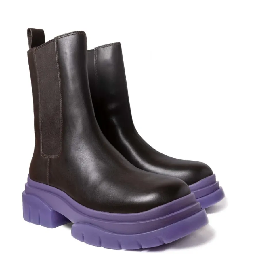 Storm Lace Up Botas de Cuero