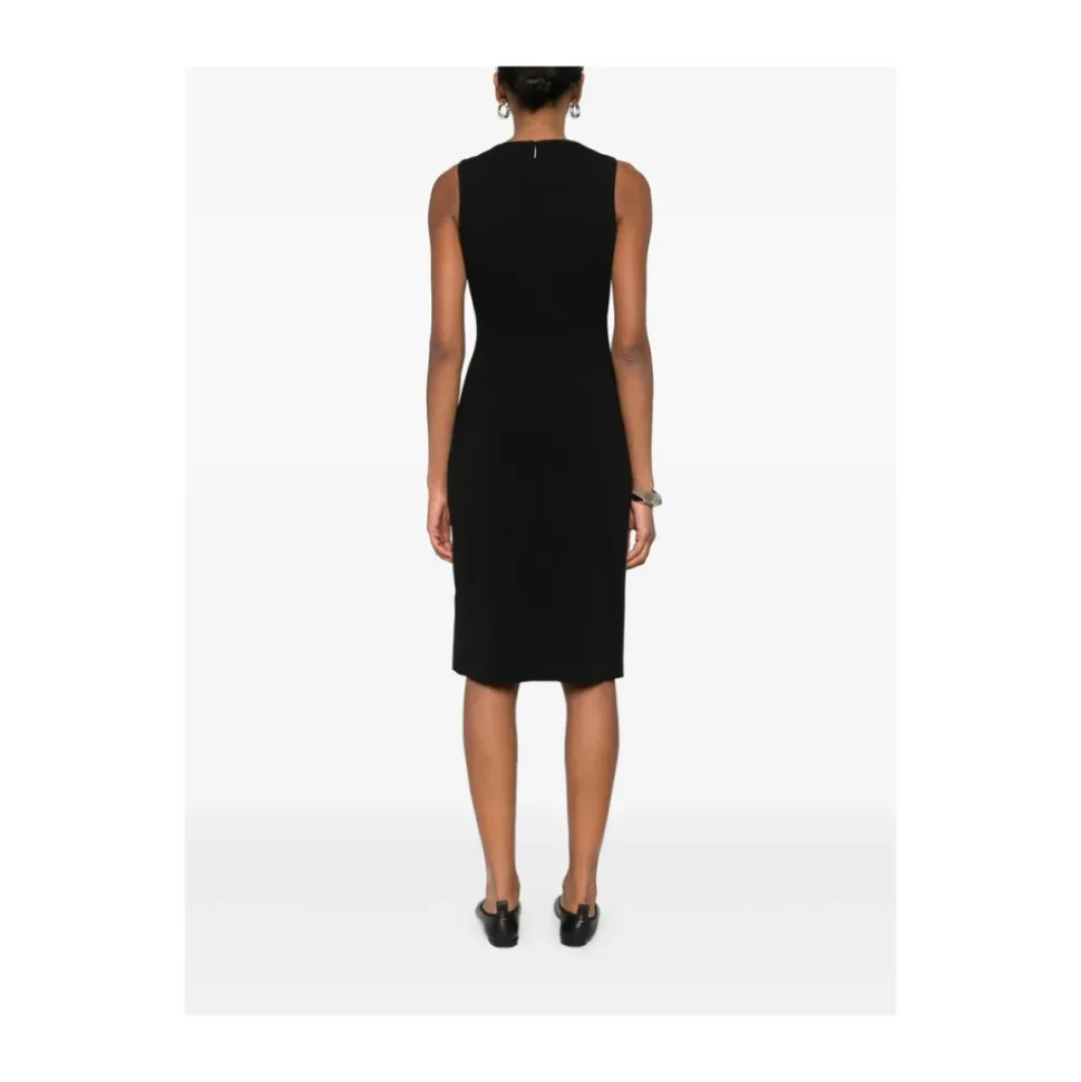 Stretch Crepe Sleeveless Dress