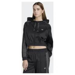 Sudadera con Capucha Corta con Cremallera Pearl