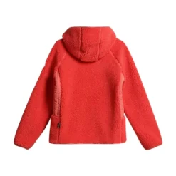 Sudadera con Capucha de Forro Polar Rosa Yupik con Cremallera