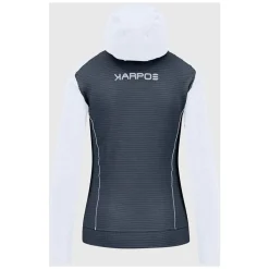 Sudadera con Capucha y Cremallera Completa Azul Ombre
