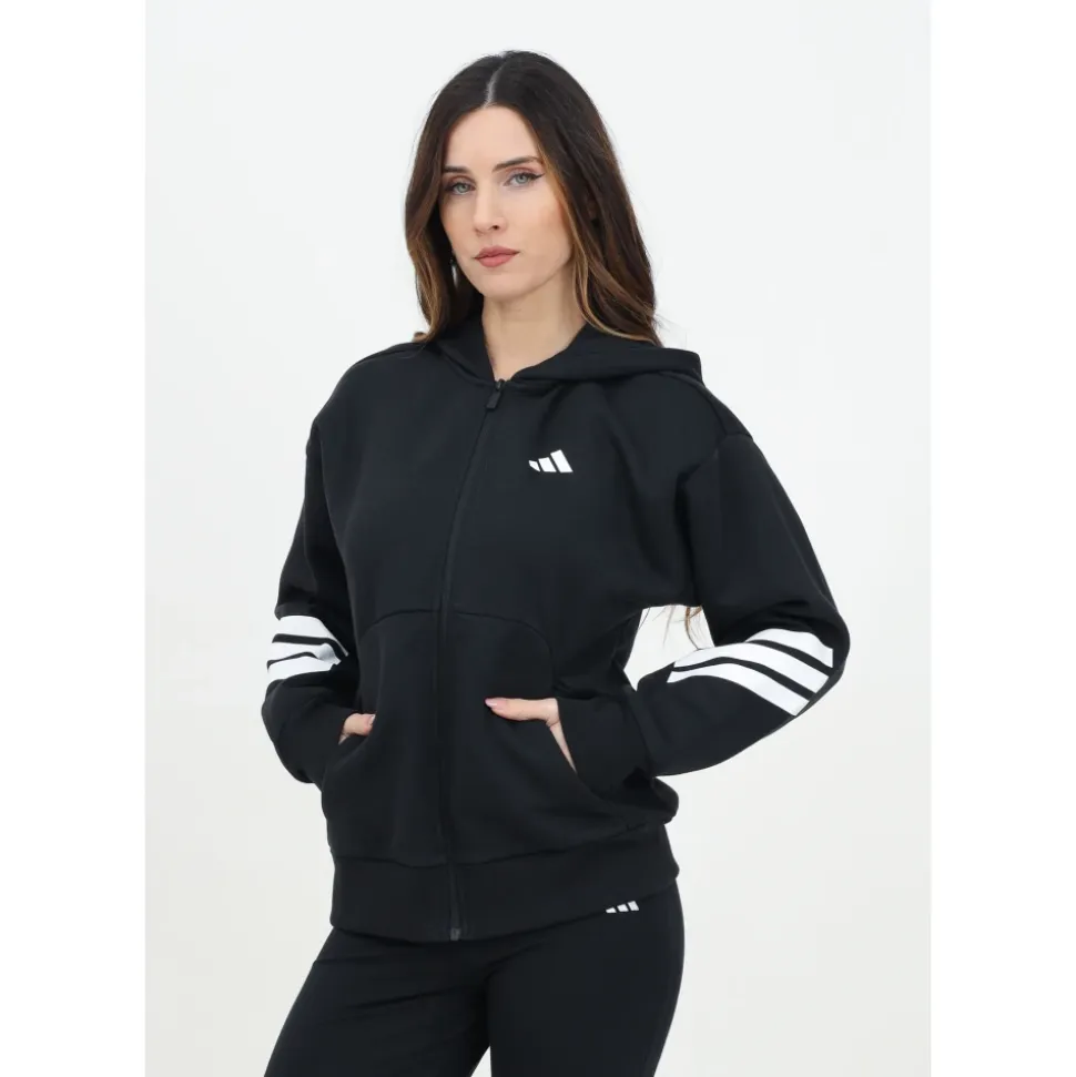 Sudadera con Capucha y Cremallera Completa Future Icons 3-Stripes