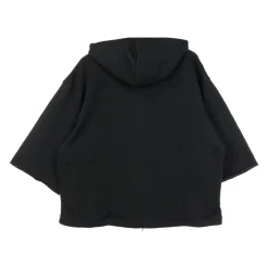 Sudadera con Capucha y Manga Corta French Terry