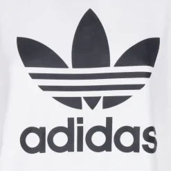 Sudadera con Cuello Redondo y Logo Trefoil