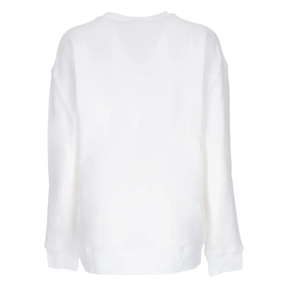 Sudadera con Cuello Redondo y Logo Trefoil