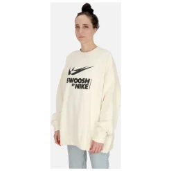 Sudadera con Cuello Redondo y Gran Logo