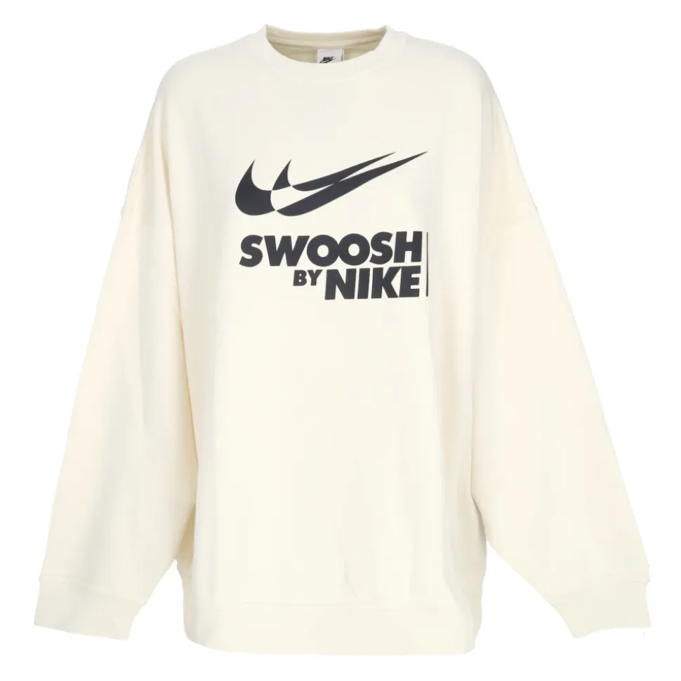 Sudadera con Cuello Redondo y Gran Logo