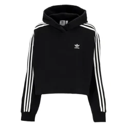 Sudadera Corta con Capucha y Interior de Felpa