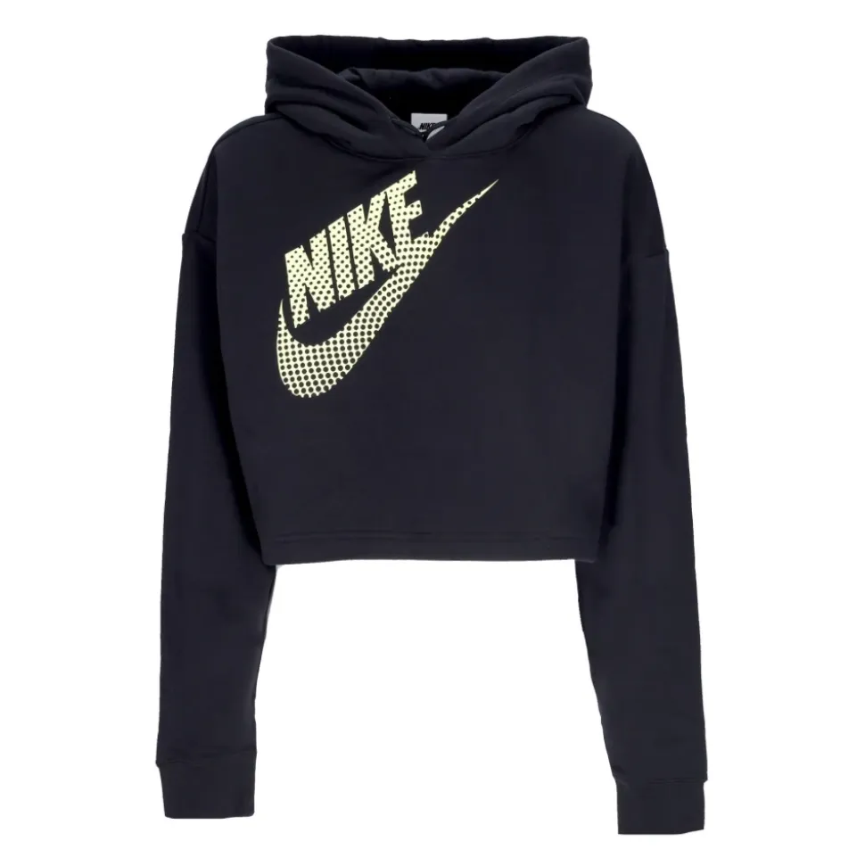 Sudadera corta negra Ropa deportiva de forro polar