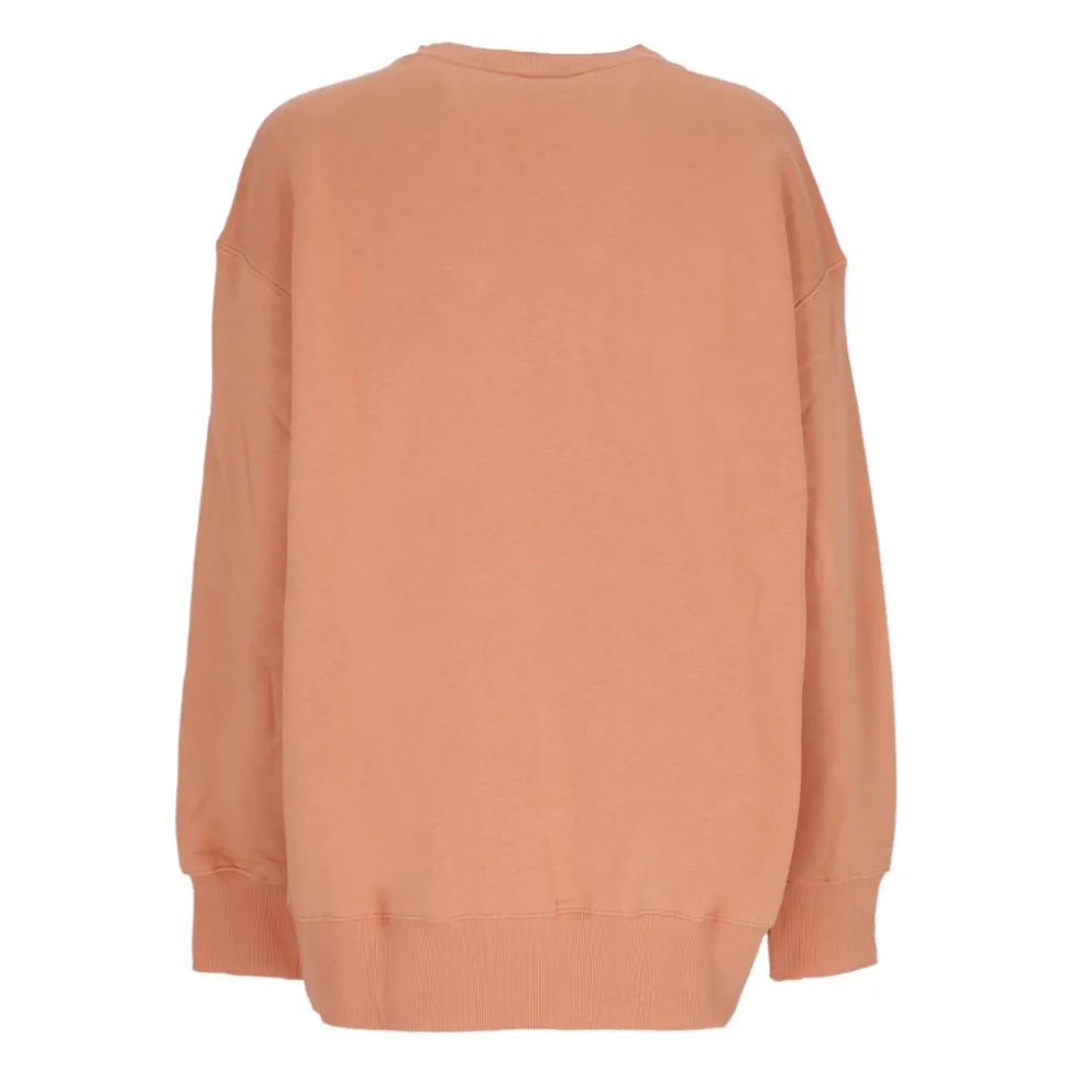 Sudadera Marrón con Cuello Redondo de Felpa
