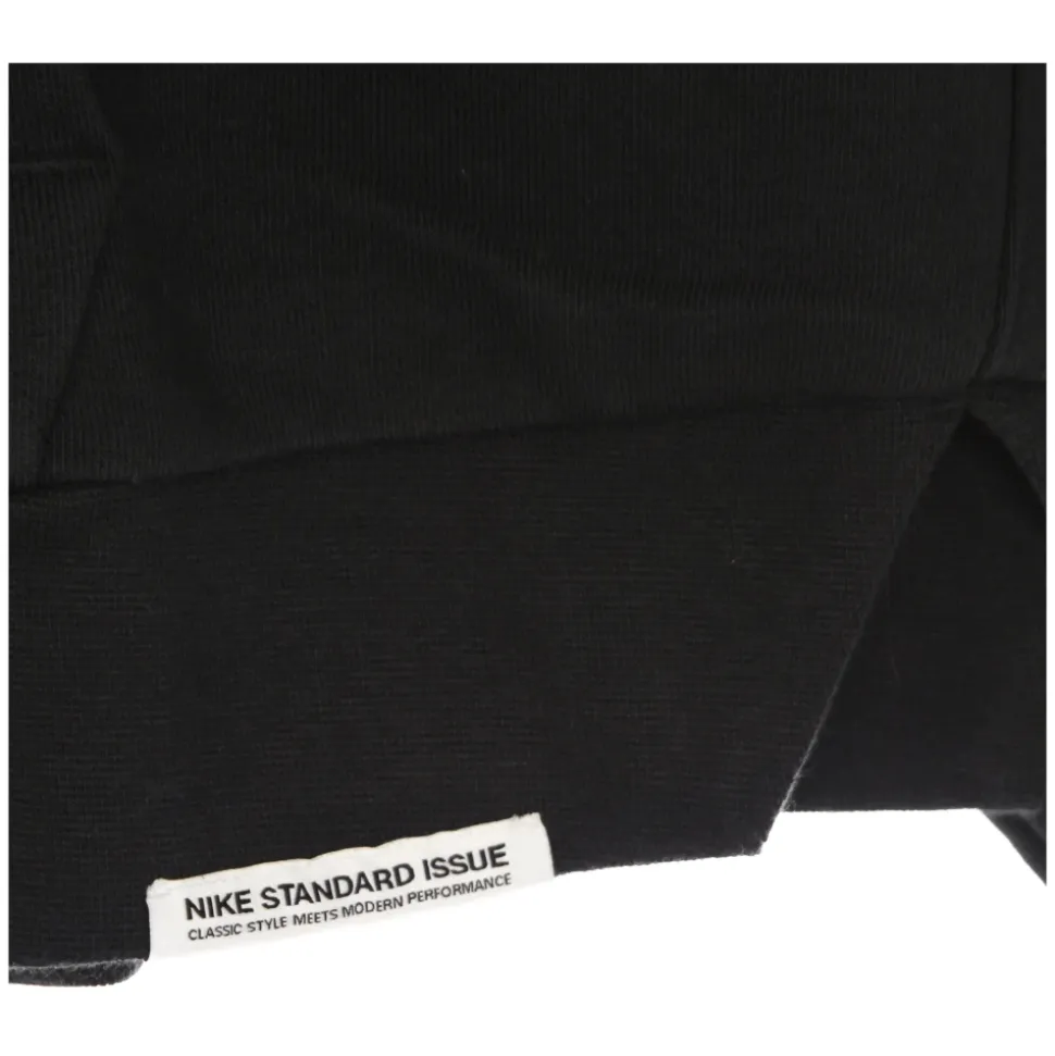 Sudadera negra ligera con capucha y cordón