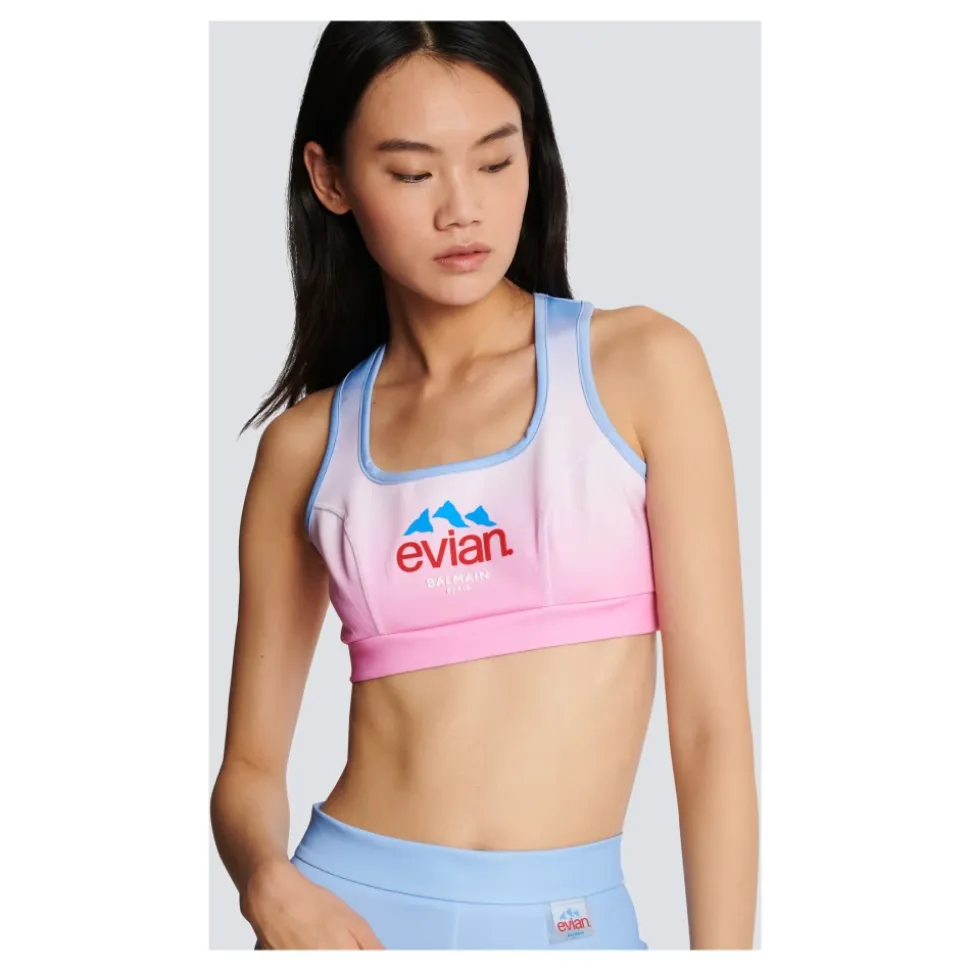 Sujetador Deportivo con Estampado de Logo