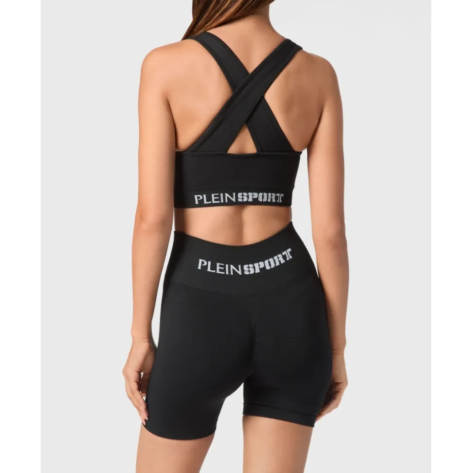 Sujetador Deportivo Seamless Wide Straps Logo