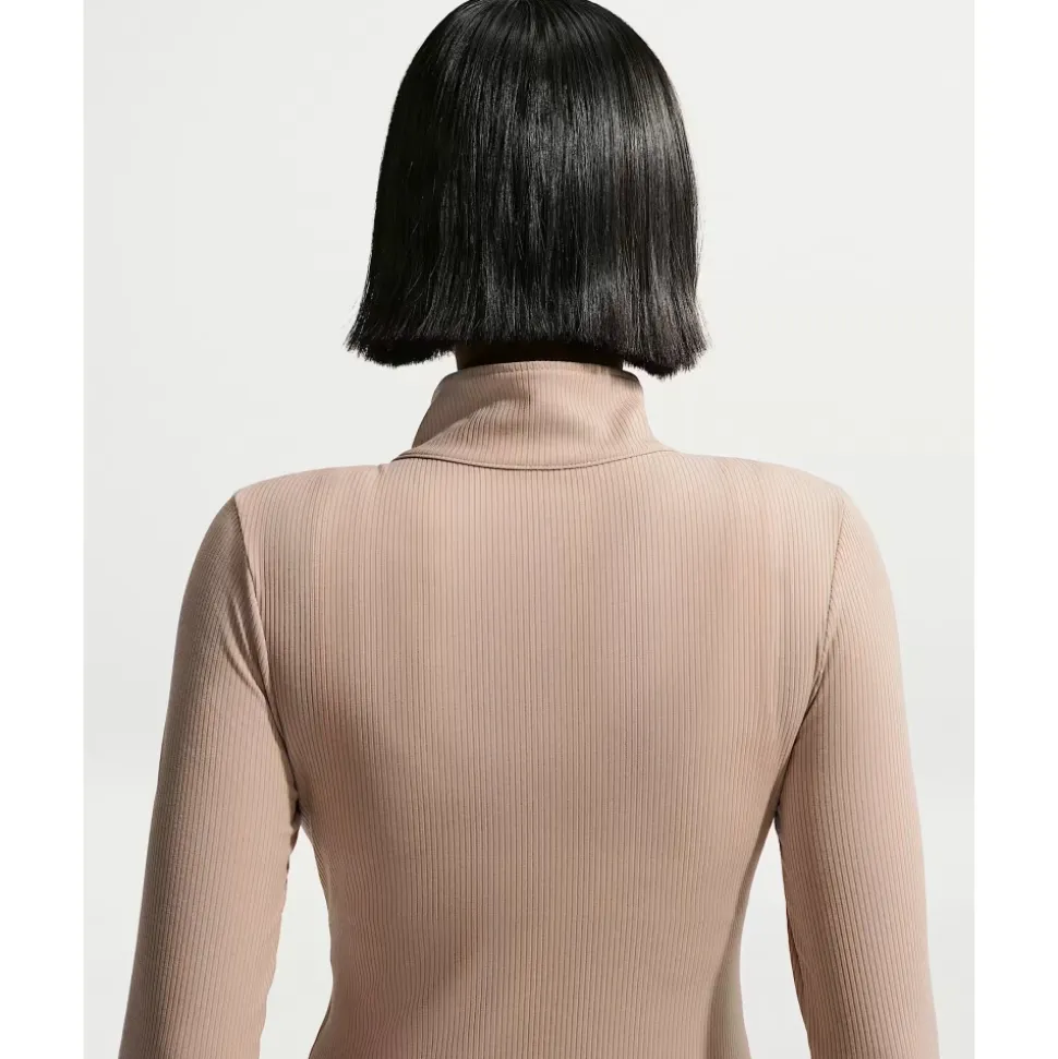 Top Ajustado con Cremallera de Un Cuarto Chill Knit
