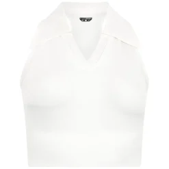 Top Corto con Cuello Polo
