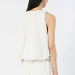 Top de muselina de algodón