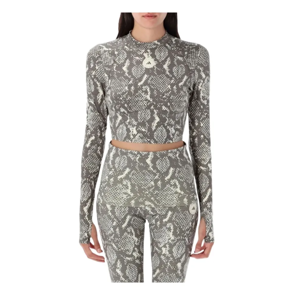 Training Longsleeve Crop Printed