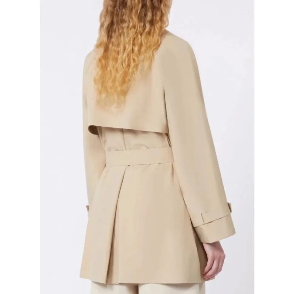 Trench Coat de Lona Técnica Hidrófuga