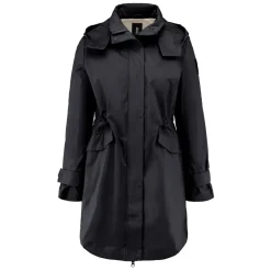 Trench impermeable con capucha