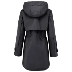 Trench impermeable con capucha