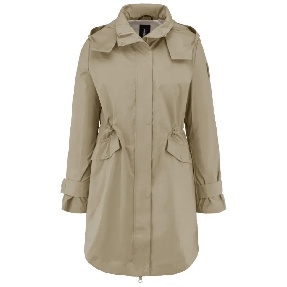 Trench Impermeable con Capucha