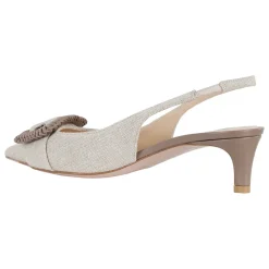 Vega Zapato de Salón con Detalle Trenzado