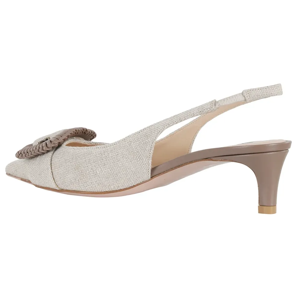 Vega Zapato de Salón con Detalle Trenzado