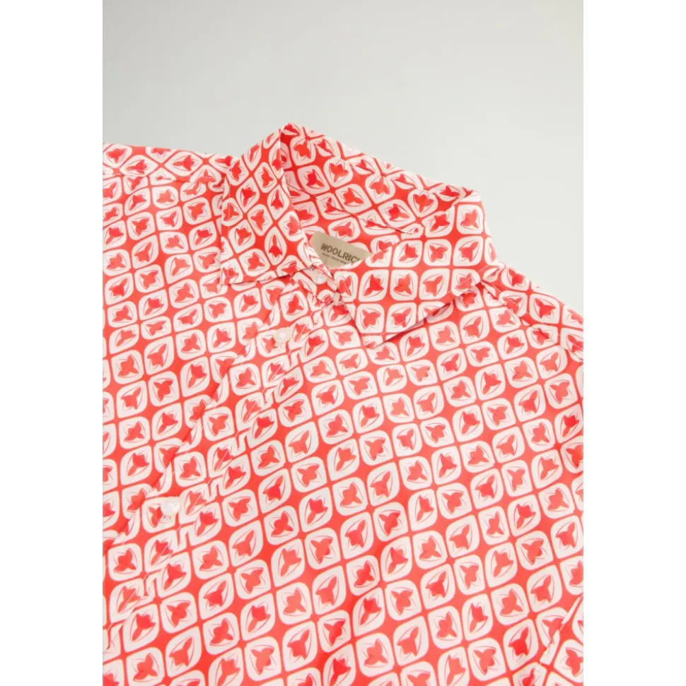 Vestido Camisero de Algodón y Viscosa