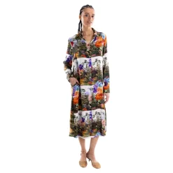 Vestido Camisero Largo