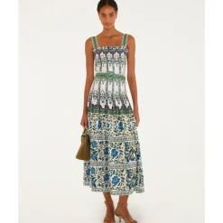 Vestido de dibujo estampado