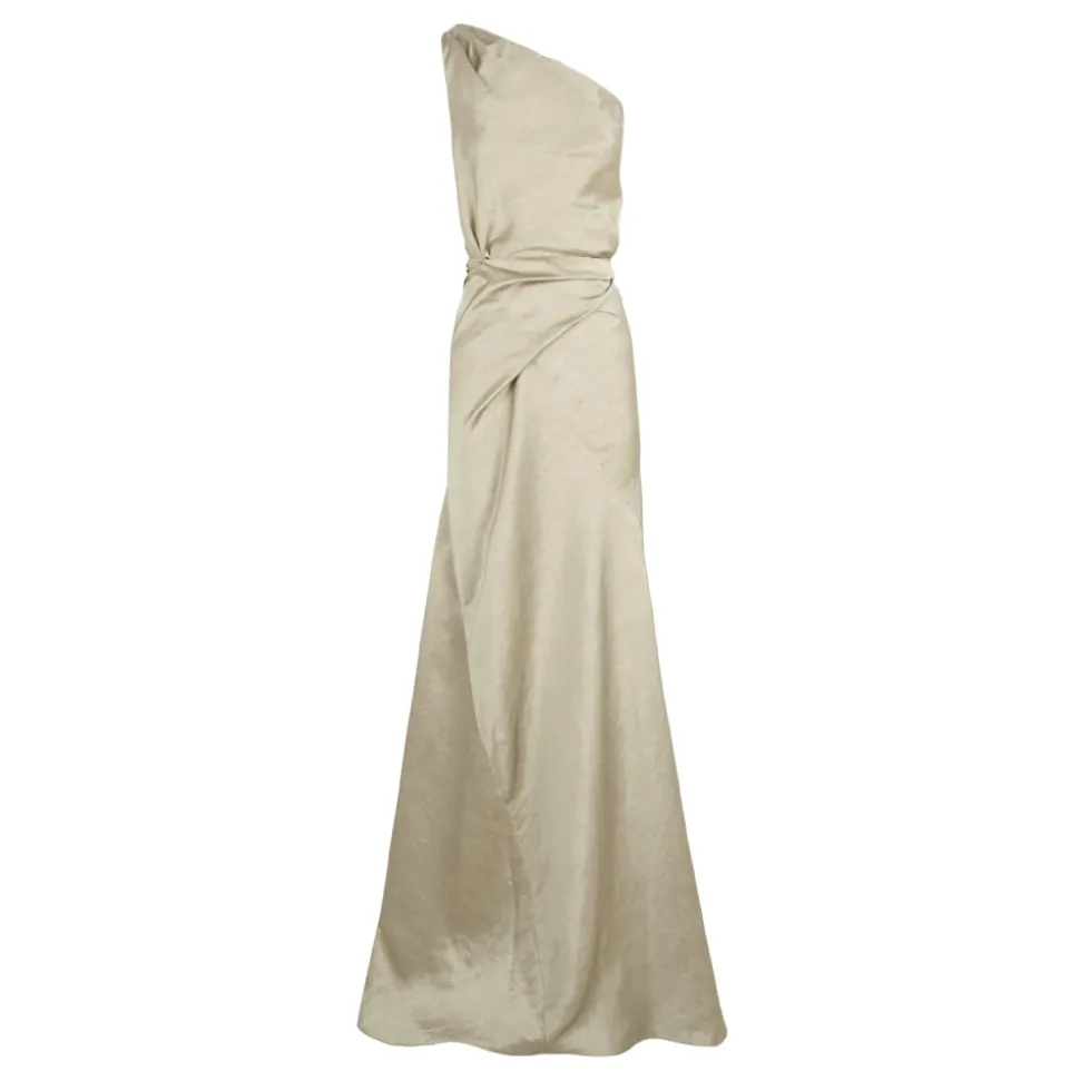 Vestido largo de nácar