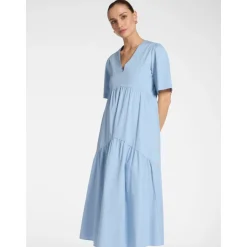 Vestido Midi con Volantes