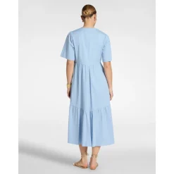 Vestido Midi con Volantes