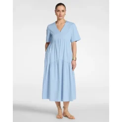 Vestido Midi con Volantes
