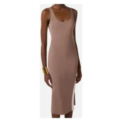 Vestido Midi de Punto Ajustado