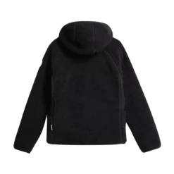 Yupik Sudadera con Capucha y Cremallera de Forro Polar Negro
