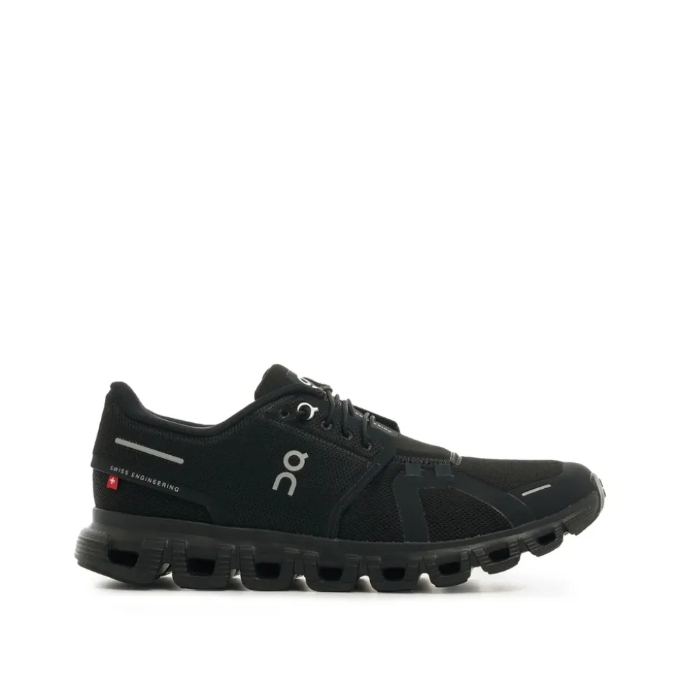 Zapatillas Chunky Negras con Estampado de Logotipo