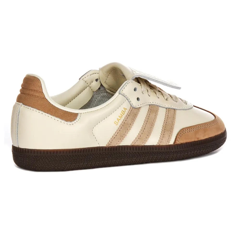 Zapatillas Retro 3-Stripes Crema para Mujer