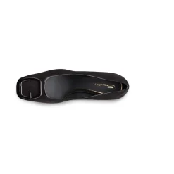 Zapato de Salón de Tacón Medio de Ante