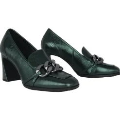 Zapato de Tacón Verde de Mujer