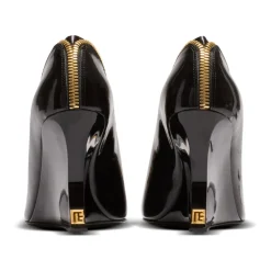 Zapatos de cuña Zip Wedge en cuero de patente