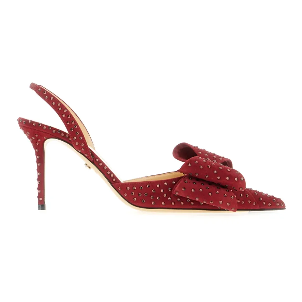 Zapatos de Salón de Ante de 85 mm