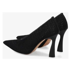 Zapatos de Salón de Malla Bordada