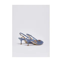 Zapatos de Salón de Piel con Punta