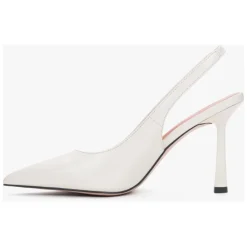 Zapatos de Salón Destalonados de Cuero