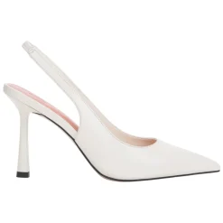 Zapatos de Salón Destalonados de Cuero