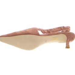 Zapatos de Salón de Tacón Medio de Ante